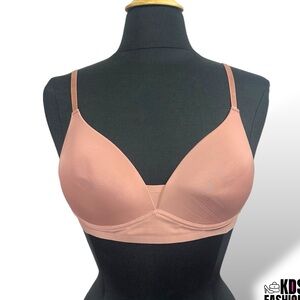 Nautica Intimates Seamless Light Padded T-Shirt Bra Copper 34B NWOT